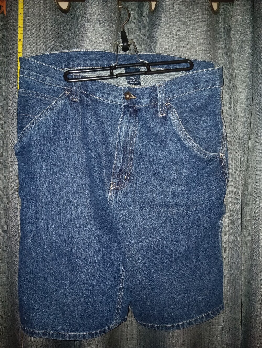 Faded Glory Carpenter Blue Denim Relaxed Fit Shorts